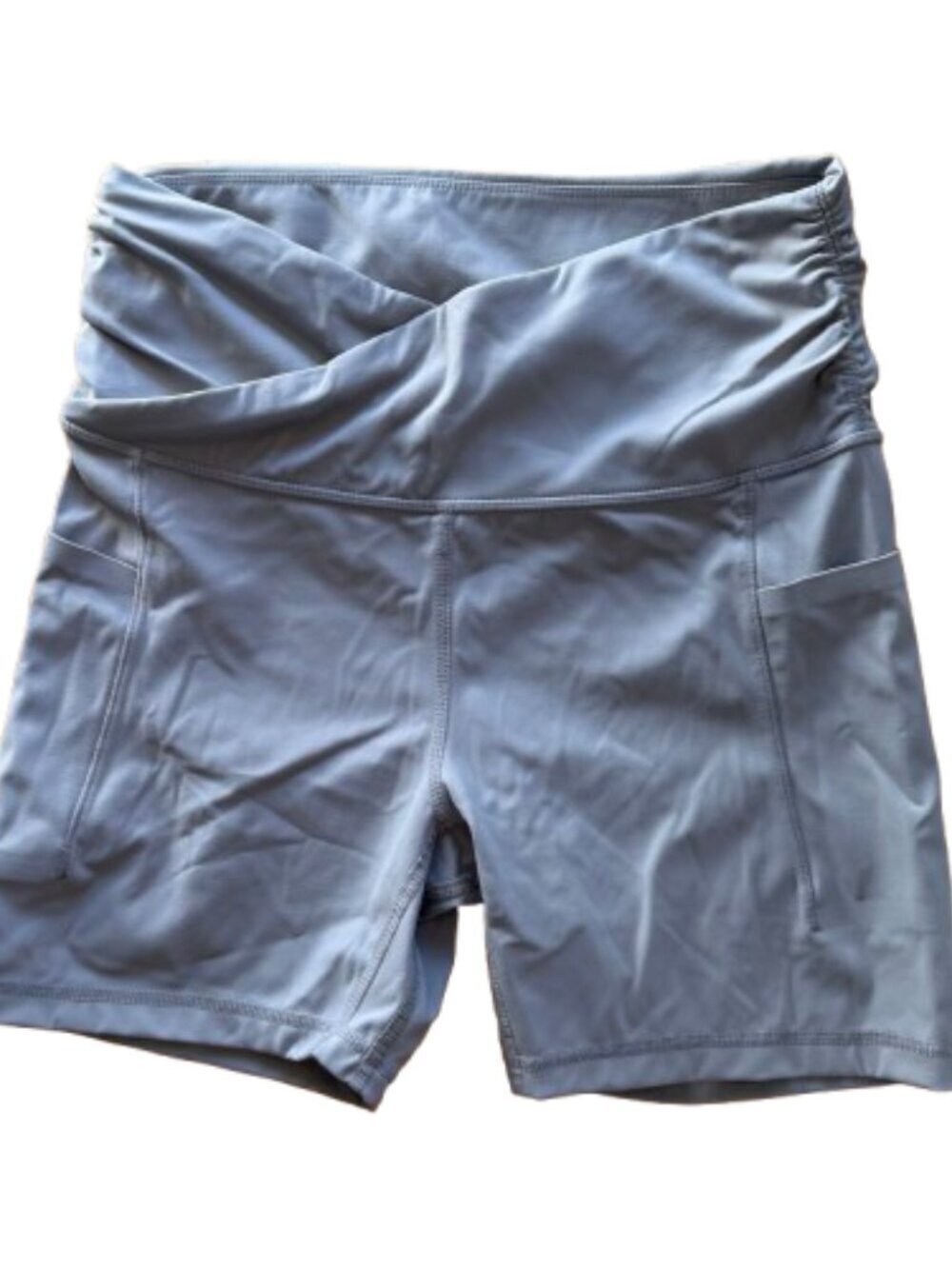 ododos brand bike biker shorts spandex light grey size medium